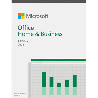 Artikelbild für Microsoft Office Home & Business 2024 Office-Paket Vollversion (PKC), Artikelnummer 552798