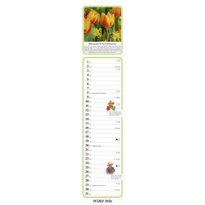 Artikelbild 4 für Streifenkalender Onkel Florians Gartenkalender 2026, 1 St., Artikelnummer 551529