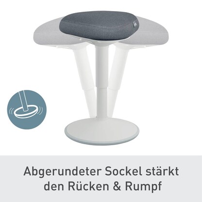 Artikelbild 16 für LEITZ Hocker Ergo Active 65440085 grau, 1 St., Artikelnummer 401527