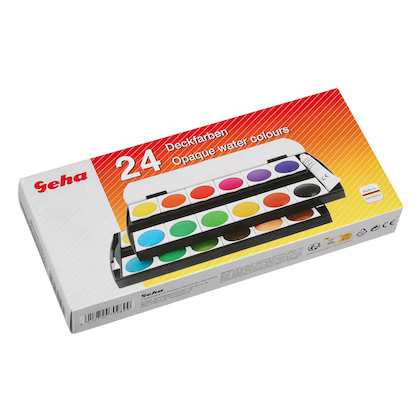 Artikelbild 4 für Geha F250/24 Wasserfarbkasten 24 Farben, Artikelnummer 601240