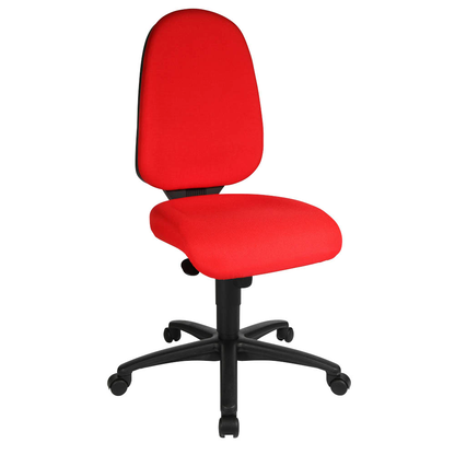 Artikelbild für Topstar Bürostuhl Syncro Pro 5, S500 G21 Stoff rot, Gestell schwarz, Artikelnummer 350640