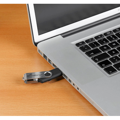 Artikelbild 8 für MediaRange USB-Stick schwarz, silber 16 GB, 1 St., Artikelnummer 435659