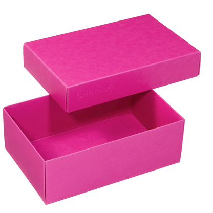 BUNTBOX M Geschenkboxen 1,1 l pink 17,0 x 11,0 x 6,0 cm, 3 St