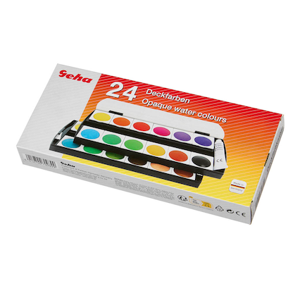 Artikelbild 6 für Geha F250/24 Wasserfarbkasten 24 Farben, Artikelnummer 601240