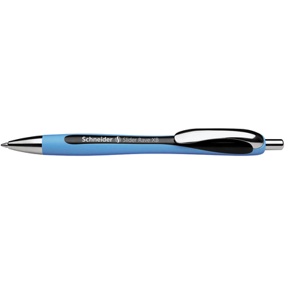 Artikelbild für Schneider Kugelschreiber Slider Rave XB hellblau/schwarz, Schreibfarbe: schwarz, 1 St., Artikelnummer 791277