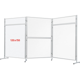 Artikelbild 1 für FRANKEN Trennwand ECO, doppelseitig, weiß 120,0 x 150,0 cm, 1 St., Artikelnummer 570667
