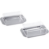 Artikelbild 1 für chg Butterdosen silber, 2 St., Artikelnummer 669303