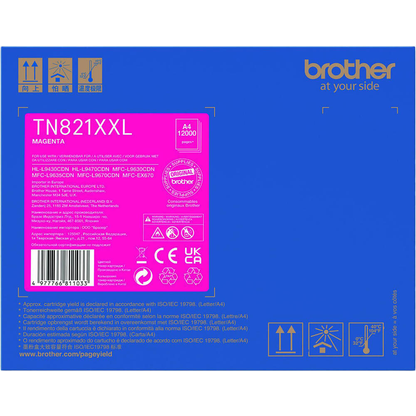 Artikelbild 5 für brother TN-821XXL M magenta Toner, Artikelnummer 841363