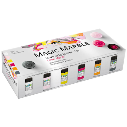Artikelbild für KREUL Magic Marble Marmorierfarben farbsortiert 6 x 20,0 ml, 6 St., Artikelnummer 115259