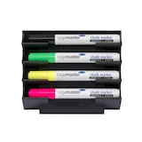 Artikelbild 1 für Legamaster magnetischer Stiftehalter schwarz Kunststoff 4 Fächer 12,0 x 4,0 x 15,5 cm, Artikelnummer 561288