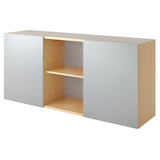 Artikelbild 1 für HAMMERBACHER Sideboard Haziender, V1780/3/S ahorn, silber 160,0 x 42,0 x 74,8 cm, 1 St., Artikelnummer 630412