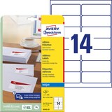 Artikelbild 1 für AVERY Zweckform Adressetiketten J8163-25 weiß 99,1 x 38,1 mm, 25 Blatt, Artikelnummer 479451