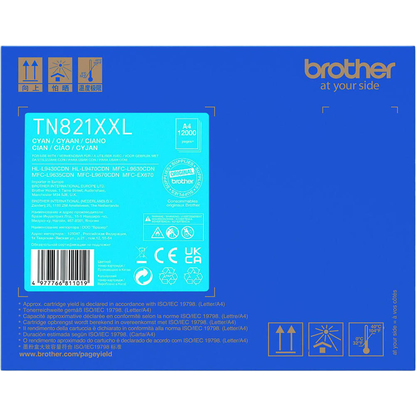 Artikelbild 2 für brother TN-821XXL C cyan Toner, Artikelnummer 841351