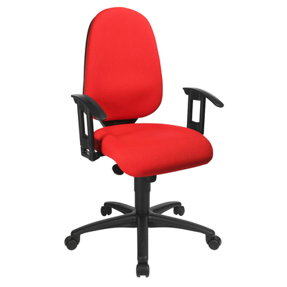 Artikelbild 8 für Topstar Bürostuhl Syncro Pro 5, S500 G21 Stoff rot, Gestell schwarz, Artikelnummer 350640