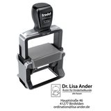 Artikelbild 1 für trodat Textstempel, individualisierbar 5206 selbstfärbend schwarz mit Logo, 1 St. - Nachträglich per Gutschein personalisieren, Artikelnummer 320972