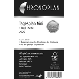 Artikelbild 1 für CHRONOPLAN Kalendereinlage 2025 Tagesplan Mini (7,9 x 12,5 cm), Artikelnummer 354779