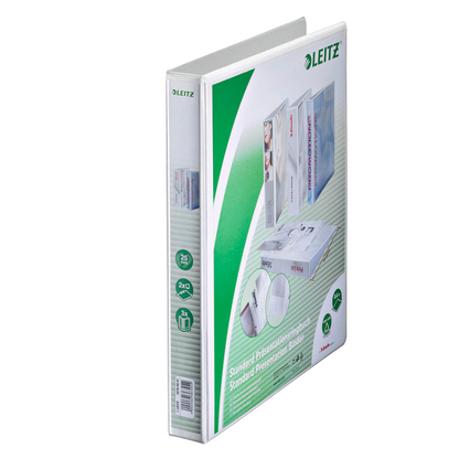 Artikelbild 3 für LEITZ Präsentationsringbücher 2-Ringe weiß 4,4 cm DIN A4, 6 St., Artikelnummer 596023