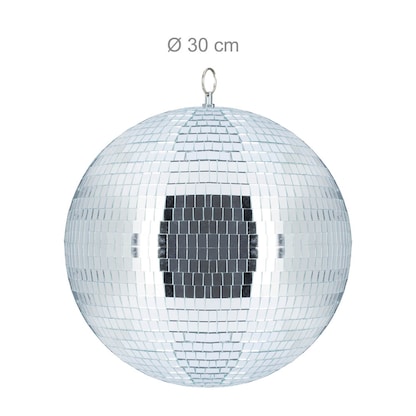 Artikelbild für relaxdays Discokugel silber Ø 30,0 cm, 1 St., Artikelnummer 644114