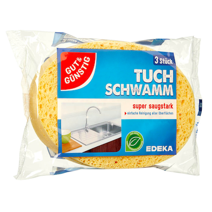 Artikelbild 2 für GUT&GÜNSTIG Tuchschwämme Naturfaser, 3 St., Artikelnummer 987964