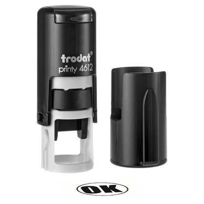 Artikelbild für trodat Textstempel, individualisierbar Printy 4612 selbstfärbend schwarz Logo möglich, 1 St. - Direkt online personalisieren, Artikelnummer 640528