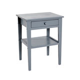 Artikelbild 1 für HAKU Möbel Beistelltisch rechteckig Massivholz grau 46,0 x 35,0 x 60,0 cm, 1 St., Artikelnummer 557357