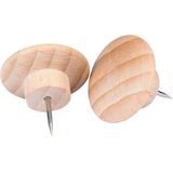 Artikelbild 1 für Legamaster Pinnnadeln WOODEN braun, 25 St., Artikelnummer 497143