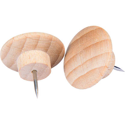 Artikelbild für Legamaster Pinnnadeln WOODEN braun, 25 St., Artikelnummer 497143