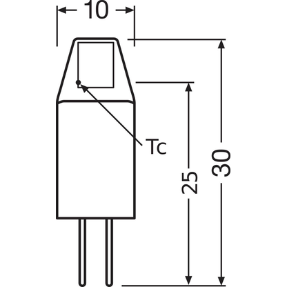 Artikelbild 3 für OSRAM LED-Lampe Base PIN MICRO GU4 1 W klar, 5 St., Artikelnummer 709818
