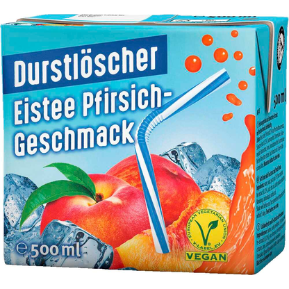 Artikelbild 2 für DURSTLÖSCHER Eistee Pfirsich Fruchtsaftgetränk 12x 0,5 l, Artikelnummer 747499