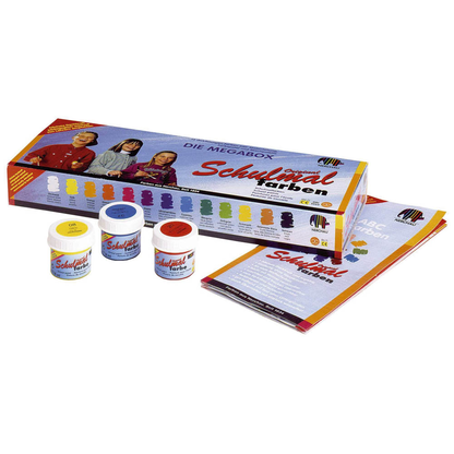 Artikelbild für nerchau Schulmalfarbe farbsortiert 13x 18,0 ml, Artikelnummer 610709