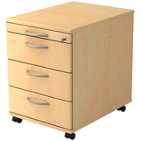 Artikelbild 1 für HAMMERBACHER AC30 Rollcontainer ahorn 4 Auszüge 42,8 x 58,0 x 59,0 cm, Artikelnummer 983179