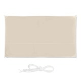Artikelbild 1 für relaxdays Sonnensegel rechteckig beige 2,0 x 4,0 m, Artikelnummer 770962