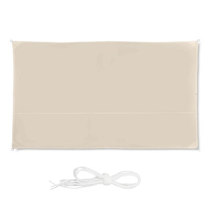 Artikelbild für relaxdays Sonnensegel rechteckig beige 2,0 x 4,0 m, Artikelnummer 770962