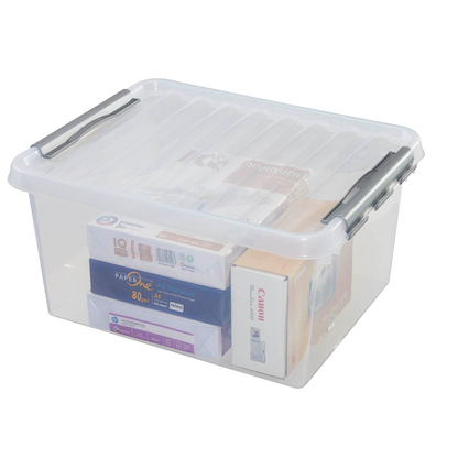 sunware Q-line Aufbewahrungsbox 36,0 l transparent 50,0 x 40,0 x 25,5 cm, 1 St