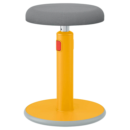 Artikelbild für LEITZ Hocker Ergo Cosy 65180019 grau, gelb, 1 St., Artikelnummer 793947