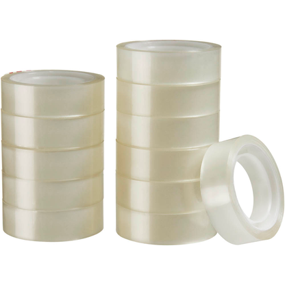 Artikelbild 5 für office discount Klebefilm transparent 12,0 mm x 10,0 m 12 Rollen, Artikelnummer 357756