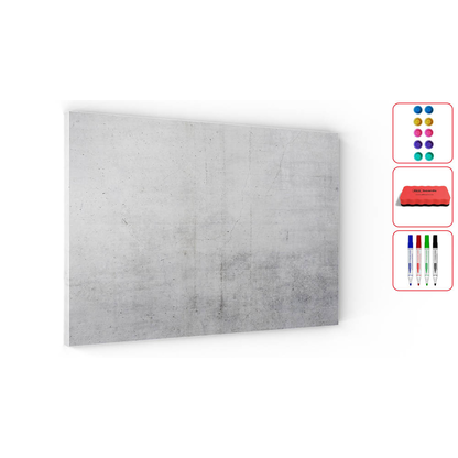 Artikelbild für ALLboards Magnettafel 60,0 x 40,0 cm Zement, Artikelnummer 502728
