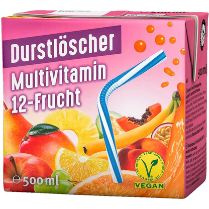Artikelbild 2 für DURSTLÖSCHER Fruchtsaftgetränk Multivitamin 12x 0,5 l, Artikelnummer 745879
