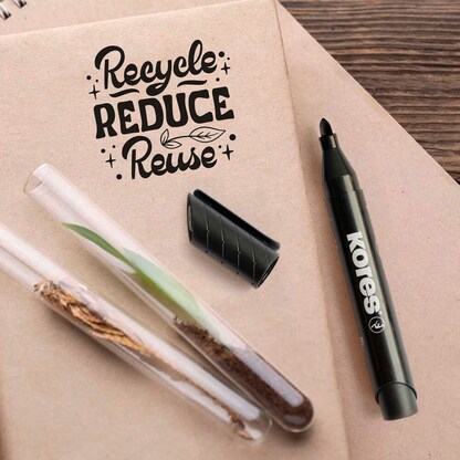 Artikelbild 4 für Kores® ECO XP1 Permanentmarker farbsortiert 3,0 mm, 4 St., Artikelnummer 766467
