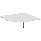 Artikelbild 1 für geramöbel Verbindungsplatte höhenverstellbar Flex lichtgrau, anthrazit fünfeckig 122,5 x 122,5 x 68,0 - 80,0 cm, Artikelnummer 879580