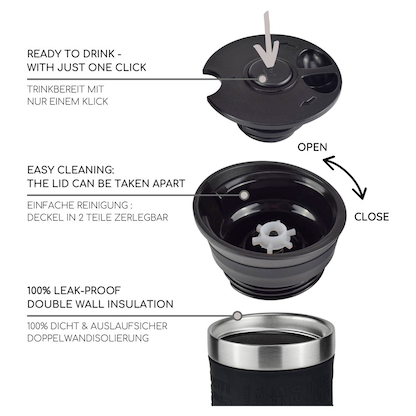 Artikelbild 2 für Milu Isolierbecher rosa 370,0 ml, 1 Set, Artikelnummer 859944