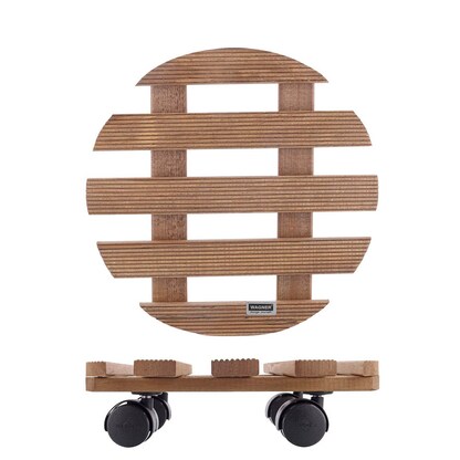 Artikelbild 3 für WAGNER® design yourself Pflanzenroller COUNTRY GH 0183 Holz, Ø 30,0 cm dunkelbraun rund, 1 St., Artikelnummer 419954