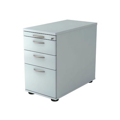 Artikelbild für HAMMERBACHER Solid SC40 Standcontainer lichtgrau 4 Auszüge Stahl-Bügelgriff chrom 42,8 x 80,0 x 72,0 - 76,0 cm, Artikelnummer 983114