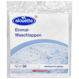 Artikelbild 1 für alouette Einmalwaschlappen Waschlappen 1-lagig weiß, 30 St., Artikelnummer 212763