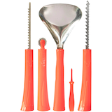 Artikelbild 1 für Idena Bastelset Kürbis Schnitzset mehrfarbig 5 St., Artikelnummer 140986