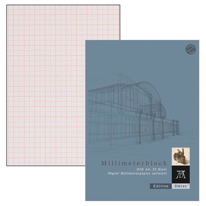Artikelbild für Edition Dürer Millimeterblock DIN A4 Millimeter, 1 Block, Artikelnummer 160549