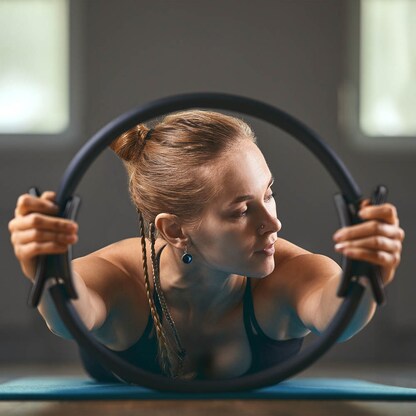 Artikelbild 3 für relaxdays Pilates-Ring schwarz, Artikelnummer 441883