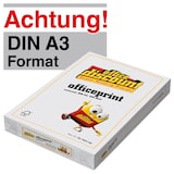 Artikelbild 1 für office discount Kopierpapier officeprint universal DIN A3 80 g/qm 500 Blatt, Artikelnummer 557207