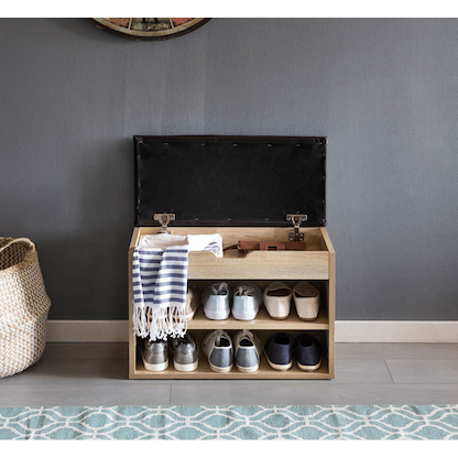 Artikelbild 6 für WOHNLING Schuhschrank, WL5.262 sonoma-eiche 1 Fachboden 60,0 x 30,0 x 40,0 cm, Artikelnummer 906392