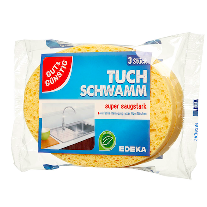 Artikelbild 3 für GUT&GÜNSTIG Tuchschwämme Naturfaser, 3 St., Artikelnummer 987964